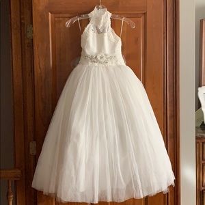 Communion dress - custom made 7/8 size